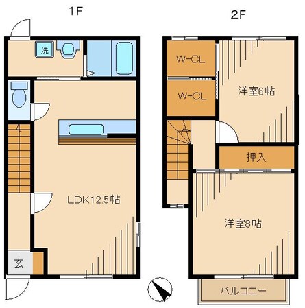 パークハイツの物件間取画像